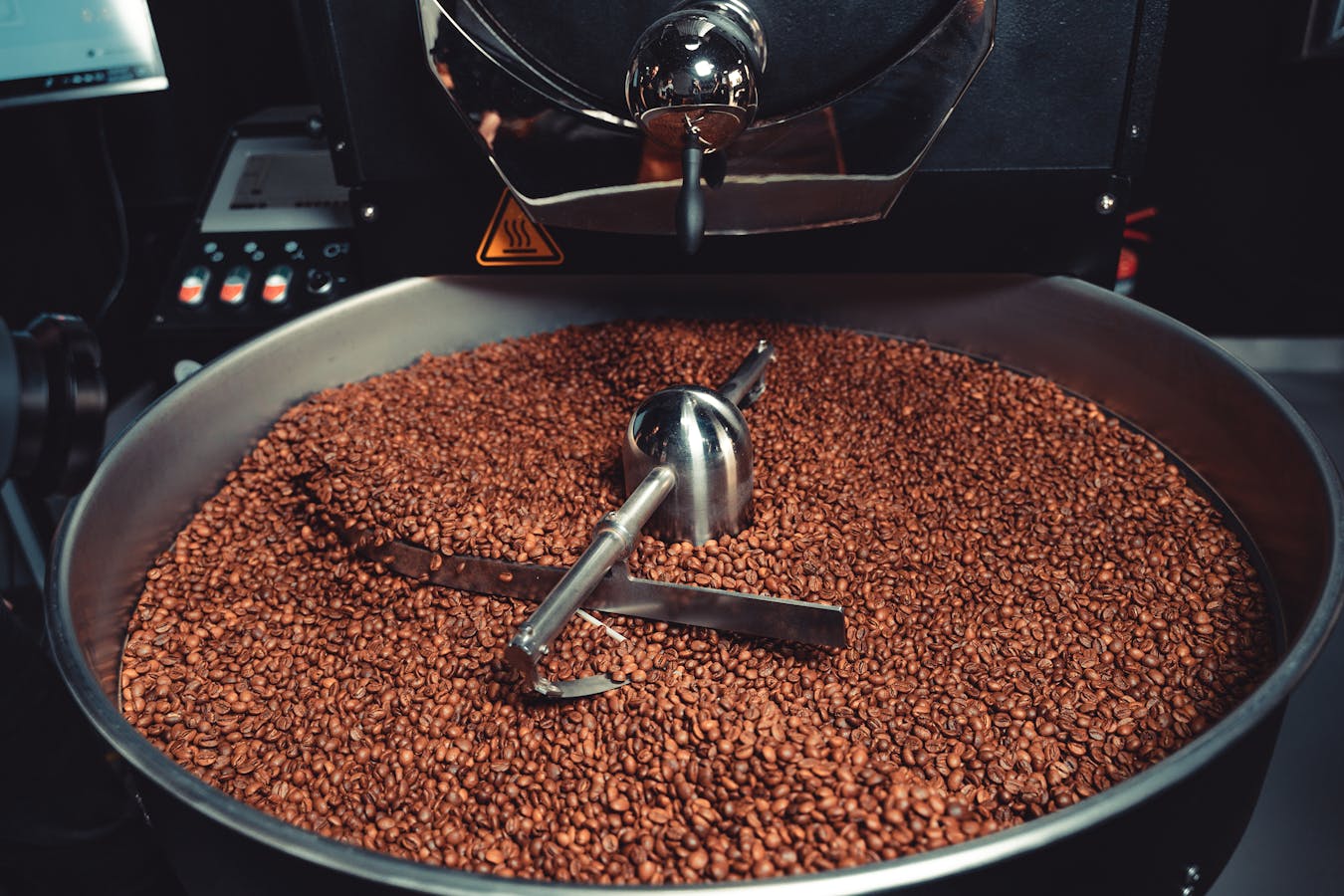 picture of coffee roasting